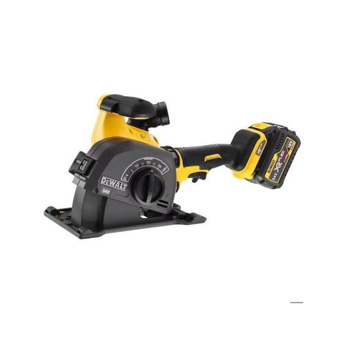 DeWalt ranuradora de hormigón XR Flexvolt 54V brushless 125 mm 2x2Ah Li-Ion con maletín TSTAK