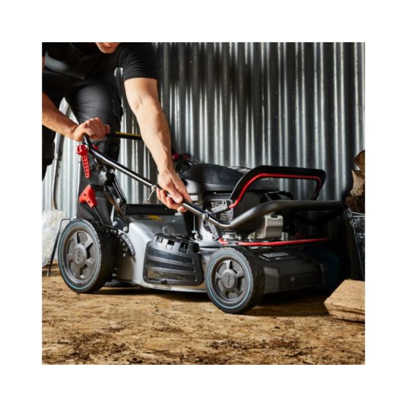 Erbauer cortacésped de gasolina 2700 W motor potente 46 cm ancho de corte diseño ergonómico