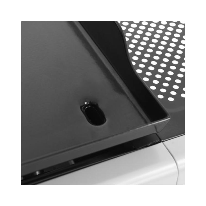 Barbacoa de Gas VESUVIO Duo 6 Quemadores con Plancha Integrada 18 kW - Negra