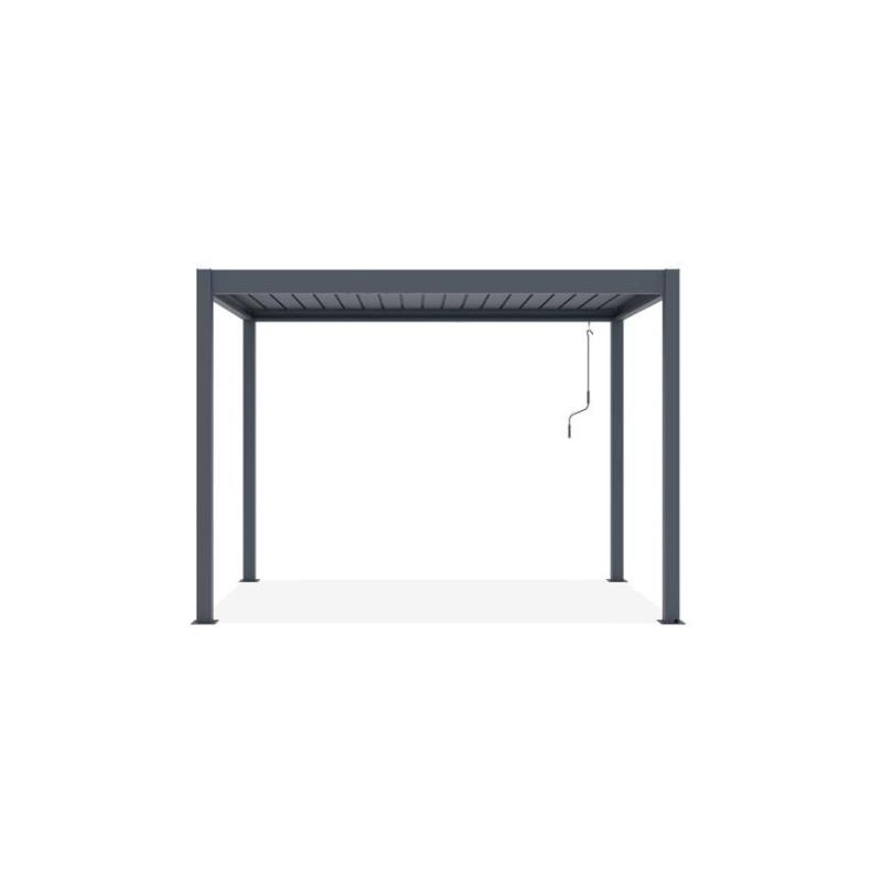 Pérgola Bioclimática Autoportante PIANA 3x2 m Aluminio Gris Antracita