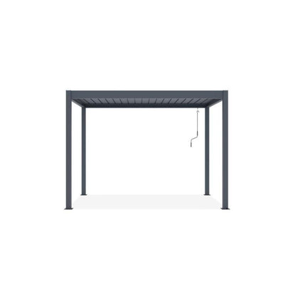 Pérgola Bioclimática Autoportante PIANA 3x2 m Aluminio Gris Antracita