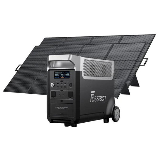 Generador Solar Portátil FOSSiBOT F3600 PRO 3840Wh 3600W + 2 Paneles Solares 420W