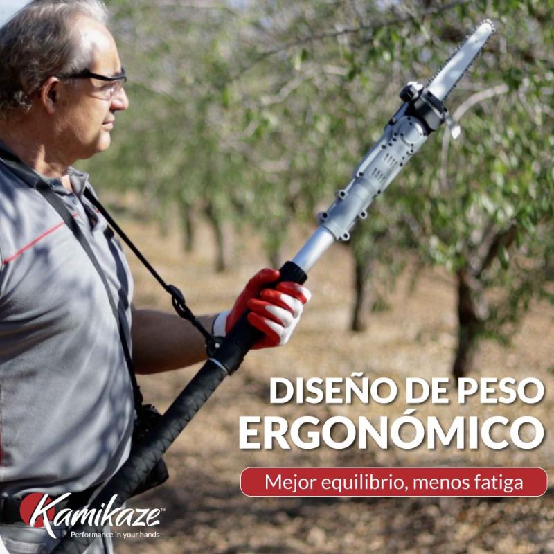 Motosierra Eléctrica con Pértiga Telescópica Inalámbrica 12,6V Corte Ø160 mm
