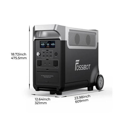 Generador Solar Portátil FOSSiBOT F3600 PRO 3840Wh 3600W + 2 Paneles Solares 420W