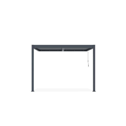Pérgola Bioclimática Adosada PIANA 3x2,5 m Aluminio Gris Antracita